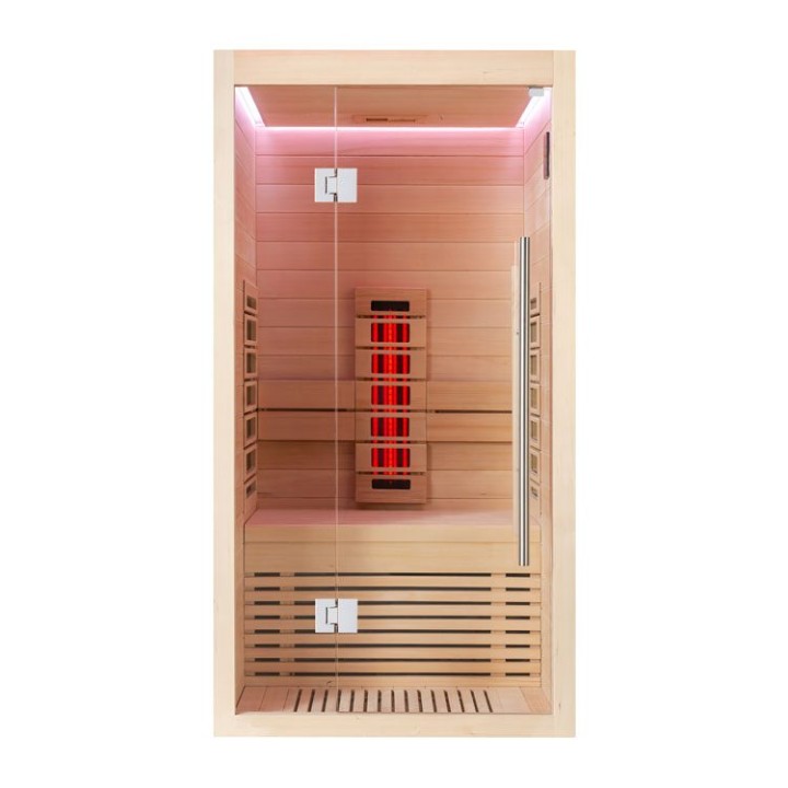Infrakabina EAGO AWT E1250E-IR hemlock 100×100 bez kamen