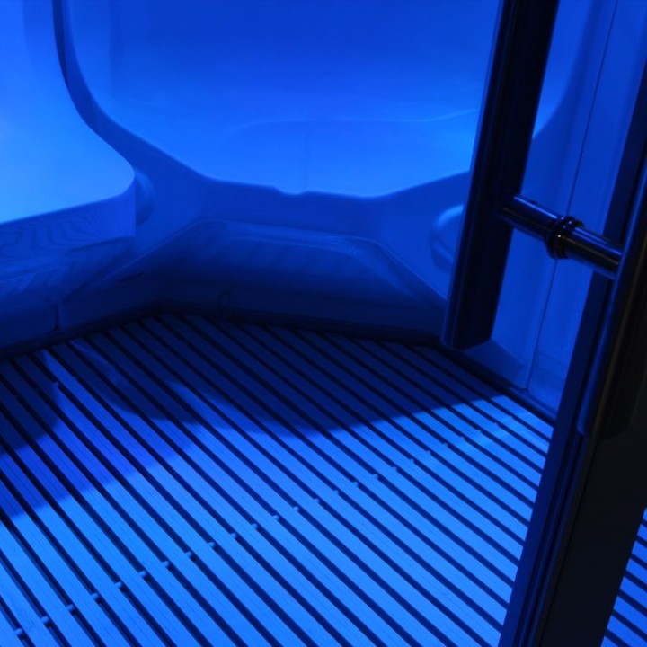 Parní sauna EAGO AWT S200D alu 114×131 pravé provedení