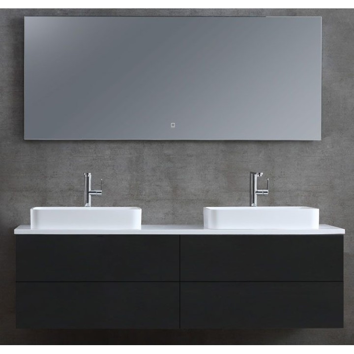 Koupelnová skříňka StoneArt Brugge BU-1601pro-5 tmavě šedá 160×50