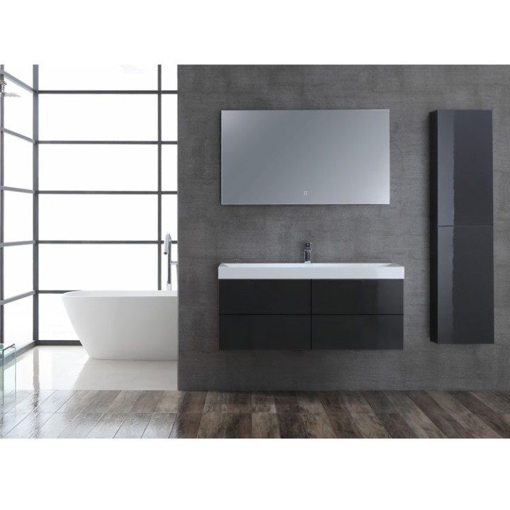 Koupelnový nábytek – set StoneArt Brugge BU-1201 tmavě šedý 120×56