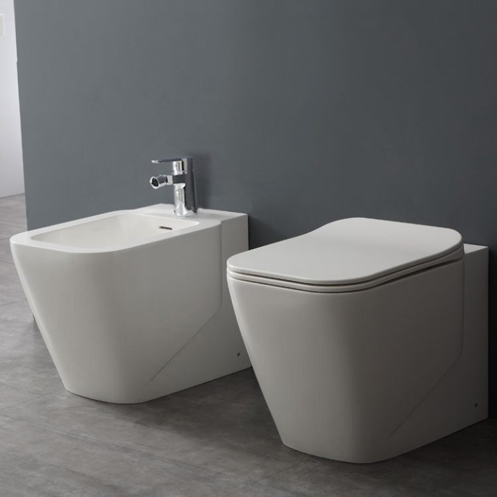 Stojící WC StoneArt -WC TMS-601P bílé 56×36 matné