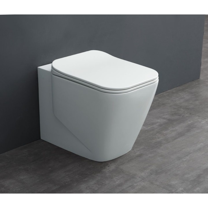 Stojící WC StoneArt -WC TMS-601P bílé 56×36 matné