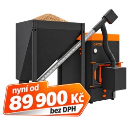 OPOP H420EKO-U S HOŘÁKEM NA PELETY/150 – kombinovaný kotel na uhlí a pelety 2-18/20 kW