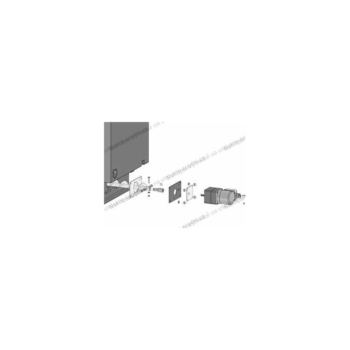 ATMOS Díly pro uchycení převodovky odpopelnění – poz. 4. šneková hřídel – délka 730 mm pro kotel D25P, D25P …