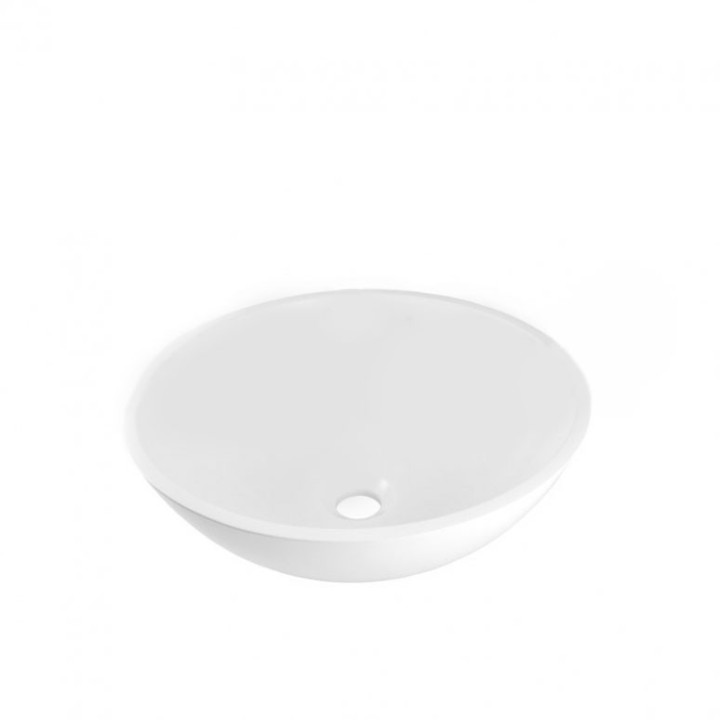 Mramorové umyvadlo Mocoori M120-0030 lesklé 40x14cm