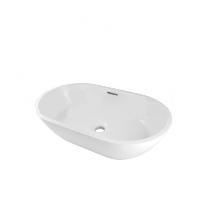 Mramorové umyvadlo Mocoori M120-0040 lesklé 55x32x13,6cm