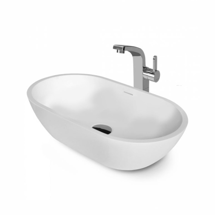Mramorové umyvadlo Mocoori M120-0041 matné 55x32x13,6cm