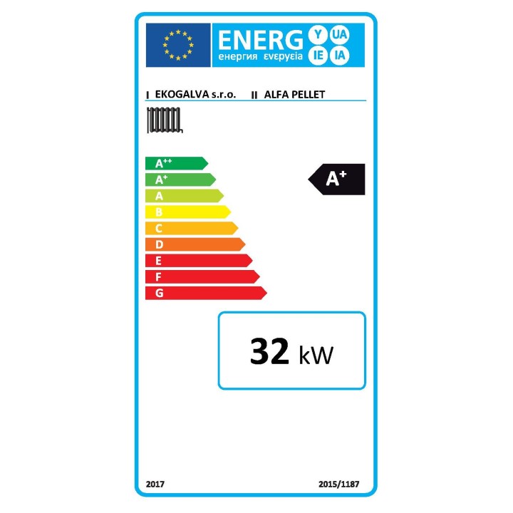 EKOSCROLL ALFA PELLET 32 – automatický kotel na pelety 32 kW