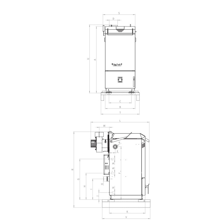 BLAZE GREEN 26 – zplyňovací kotel na dřevo 26 kW