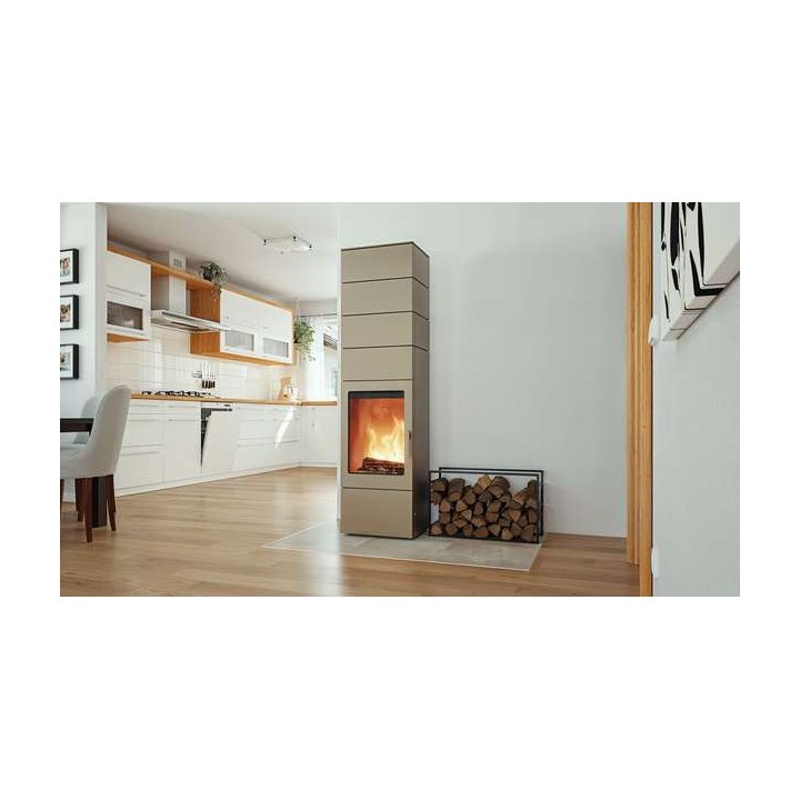 BLAZE ELEMENT Q4+ 07 ANTHRACITE – krbová kamna s akumulací 2.51 kWh
