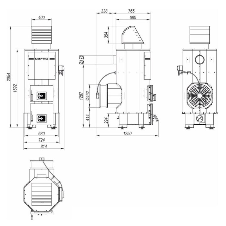 DEFRO Airheater NP 70 – lokální ohřívač vzduchu