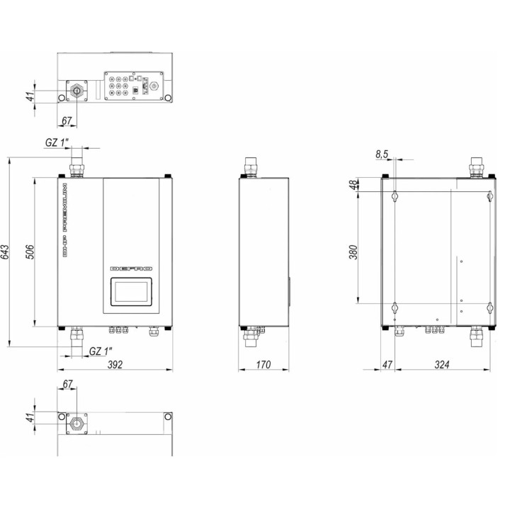 DEFRO DHP Premium HB 8 kW – tepelné čerpadlo vzduch–voda