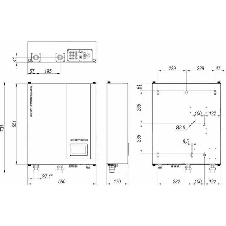 DEFRO DHP Premium HM 12 kW – tepelné čerpadlo vzduch–voda
