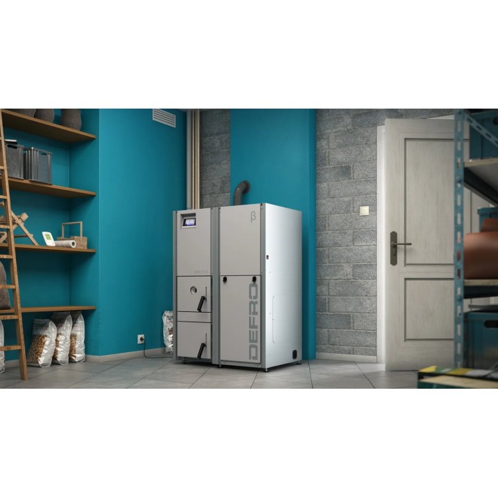 DEFRO Beta Plus 40 kW – kotel na pelety s automatickým přikládáním