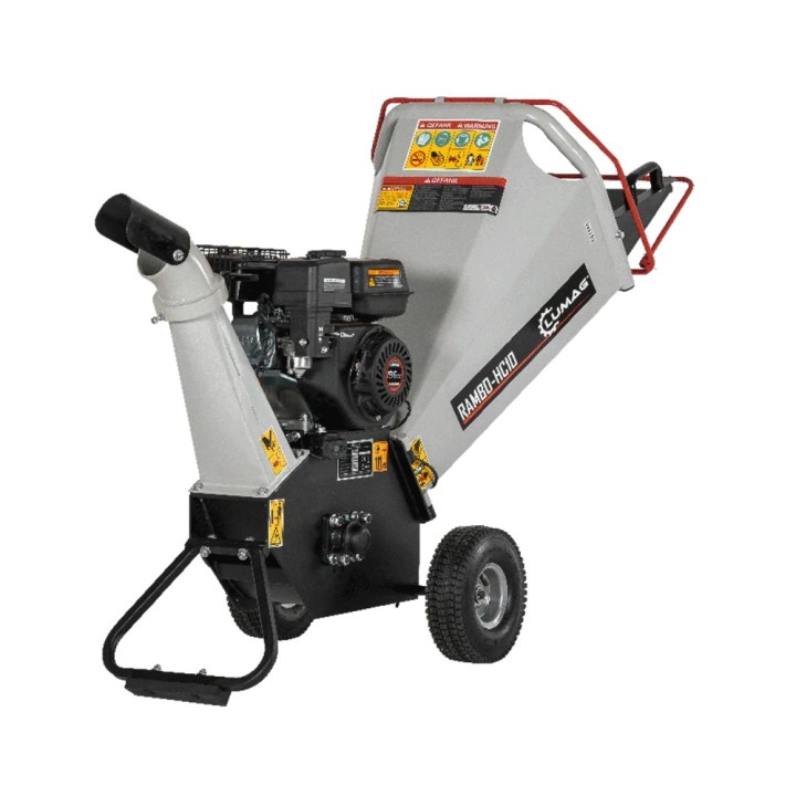 LUMAG Benzínový štěpkovač RAMBO HC10 – větve do 100 mm, 4,1 kW