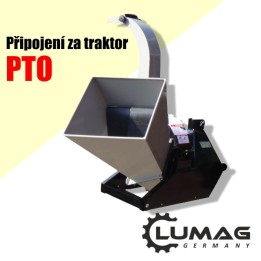 Štěpkovač za traktor LUMAG HC1000PTO – PTO, větve do 100 mm