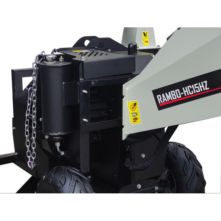 Traktorový štěpkovač LUMAG RAMBO HC15HZ – hydraulické podávání, PTO