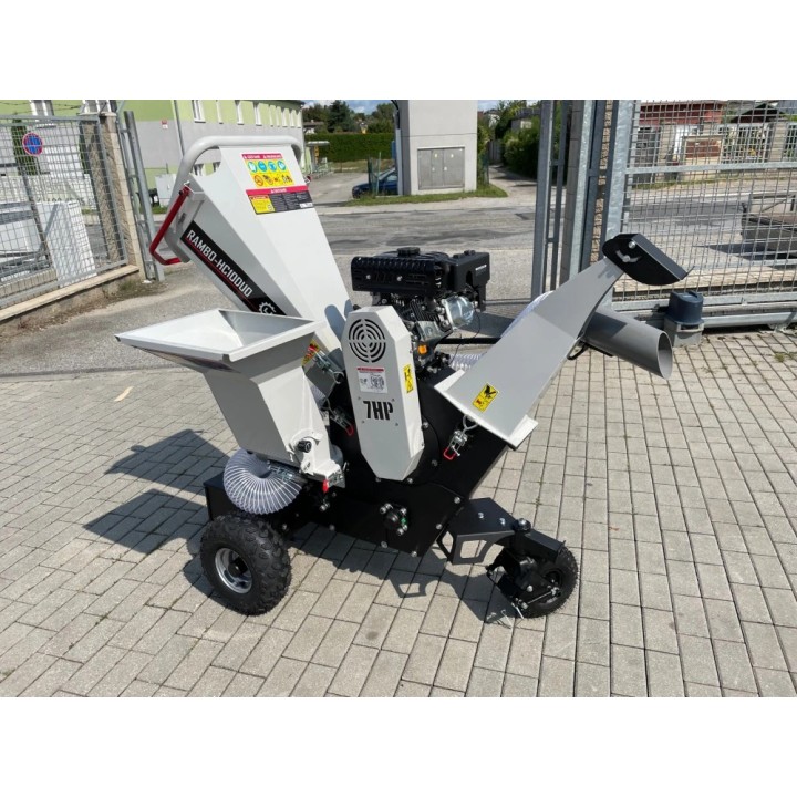Kombinovaný štěpkovač a drtič LUMAG RAMBO HC10DUO – větve do 100 mm