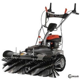 Motorový zametací stroj LUMAG KM1000E – elektrický startér, záběr 100 cm