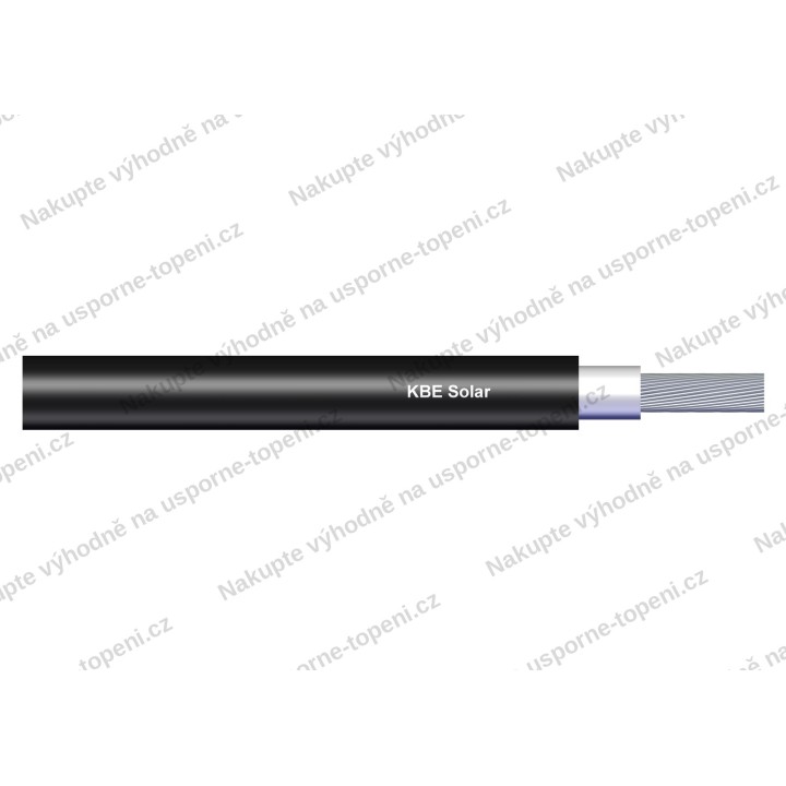 KBE Solar DB+, 6mm², 500m, černý
