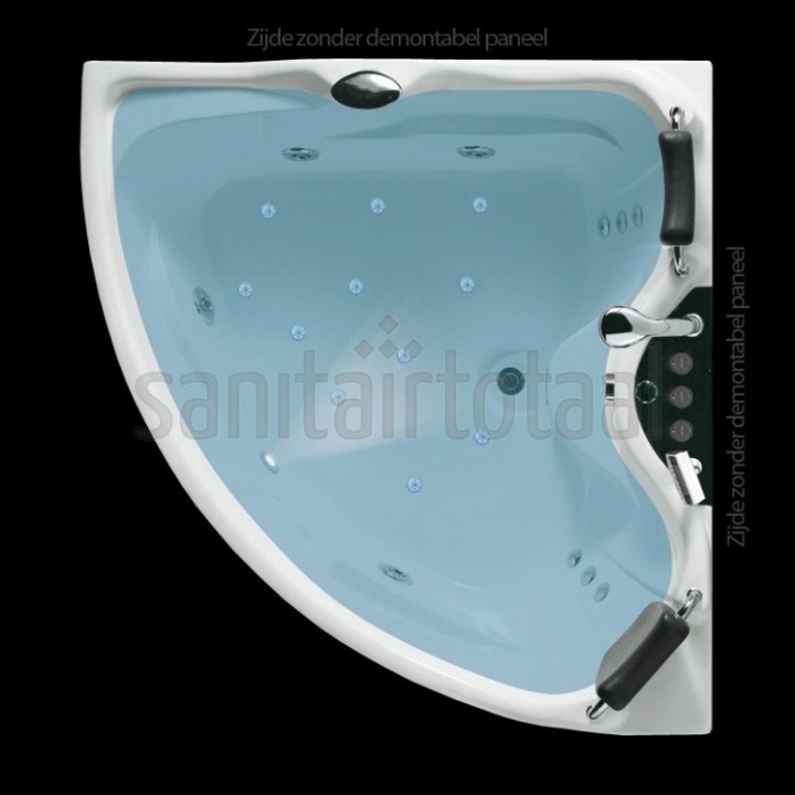 Hydromasážní vana SSWW W0809B-WL levá verze 165x165x73