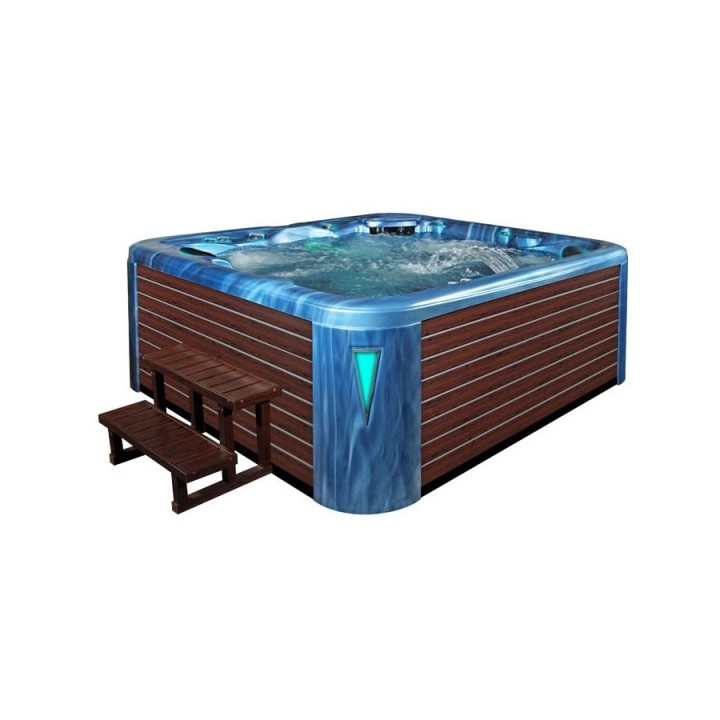 Venkovní vířivá vana EO-SPA OceanWave / hnědá Premium IN-590 250x228x98cm