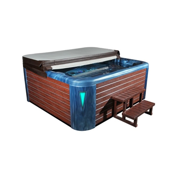 Venkovní vířivá vana EO-SPA OceanWave / hnědá Premium IN-590 250x228x98cm