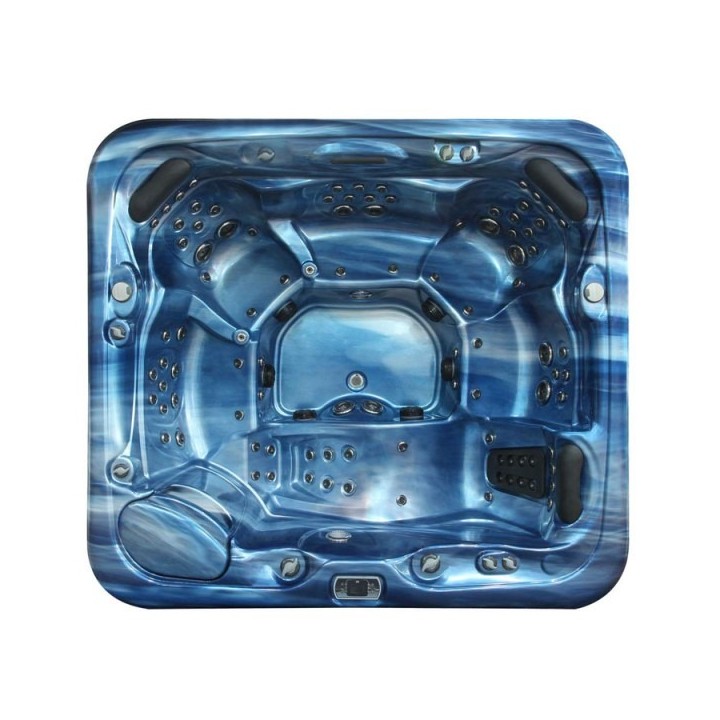 Venkovní vířivá vana EO-SPA IN-590 Premium Extreme OceanWave / hnědá 250x228x98cm