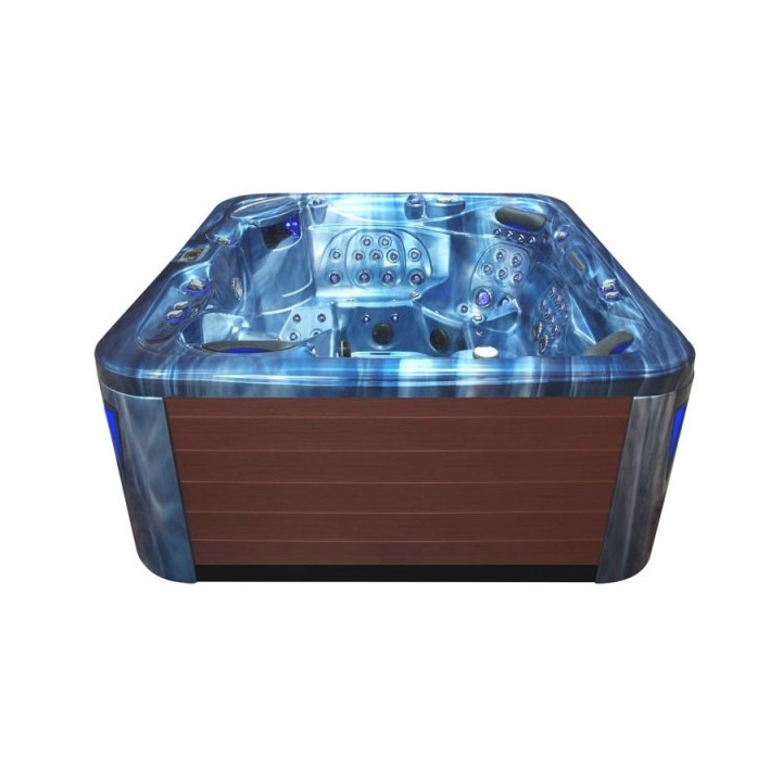 Venkovní vířivá vana EO-SPA IN-590 Premium Extreme OceanWave / hnědá 250x228x98cm