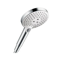 Hansgrohe Raindance Select S - Sprchová hlavice 120, 3 proudy, EcoSmart, bílá/chrom 26531400