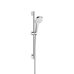 Hansgrohe Croma Select E - Sprchová souprava Vario EcoSmart 9l/min 0,65m, bílá/chrom 26583400