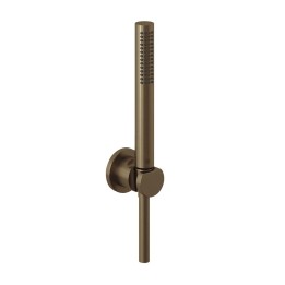 Kludi Nova Fonte - Set sprchové hlavice, držáku a hadice, kartáčovaný bronz 20850N1-15