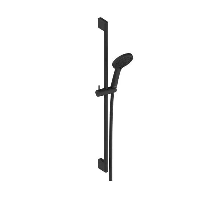 Duravit - Set sprchové hlavice, tyče a hadice, 3 proudy, matná černá UV0680002046