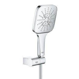 Grohe Rainshower SmartActive Cube - Sada sprchové hlavice 130 9,5 l/min, 3 proudy, držáku a hadice, chrom 26588000