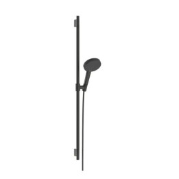 Hansgrohe Raindance Alive Select S - Set sprchové hlavice, tyče a hadice, 3 proudy, EcoSmart, kartáčovaný černý chrom …