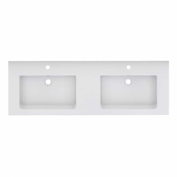 Keramické dvojumyvadlo se skříňkou Mocoori Modulo 120x59,5x46cm