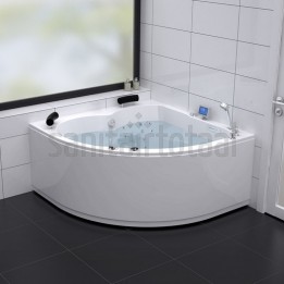 Hydromasážní vana Mocoori Violet Turbo pravá verze 150x150x75,5cm
