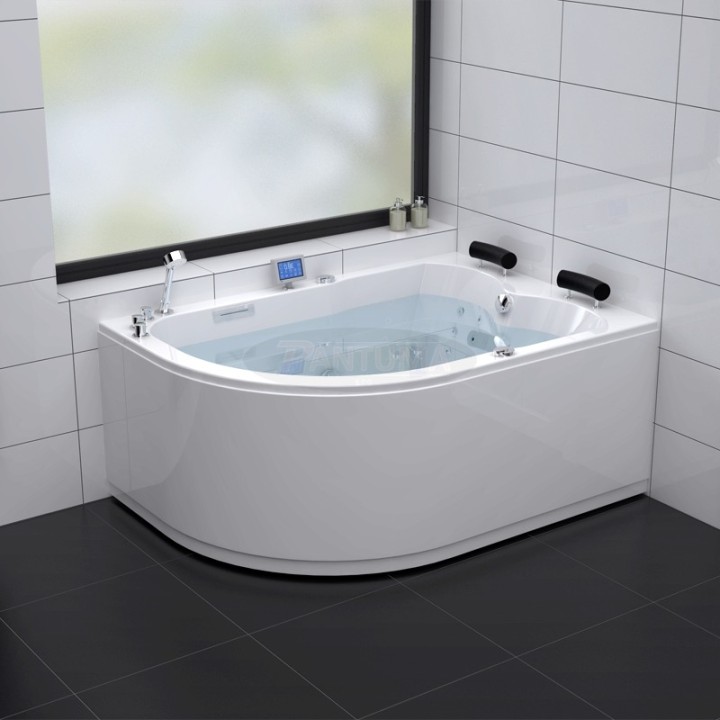 Hydromasážní vana Mocoori Rosemary Levá verze 170x120x75,5cm (čerpadlo - voda+vzduch)