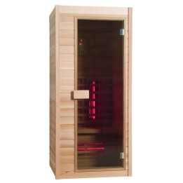 Infračervená sauna EXCLUSIVE ONE / kanadská borovice 90x90x200cm pro 1 osobu