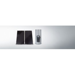Viessmann Vitosol 100-FM, solární sestava pro ohřev pitné vody, s modulem SM1, stříbrný zásobník 250 l