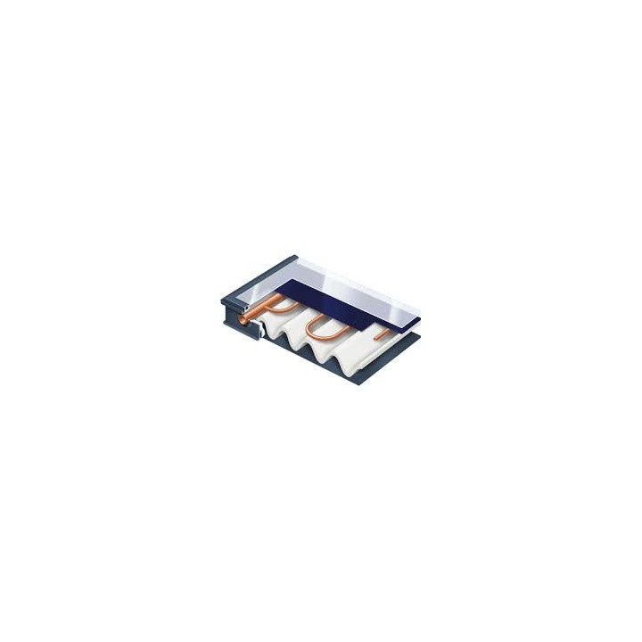 Viessmann Vitosol 200-FM, solární sestava, svislé provedení, typ SH2F 2 kolektory, stříbrný zásobník