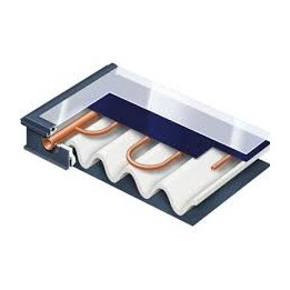 Viessmann Vitosol 200-FM, solární sestava, vodorovné provedení, typ SH2F 2 kolektory, bílý zásobník