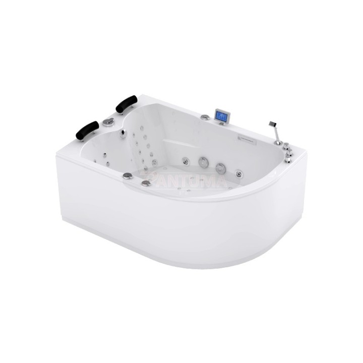 Hydromasážní vana Mocoori Rosemary Turbo Levá verze 170x120x75,5cm