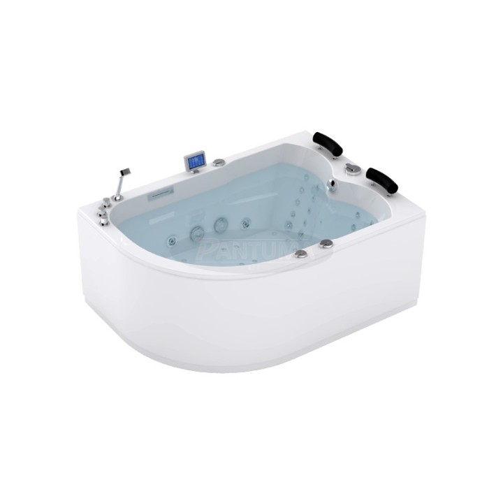 Hydromasážní vana Mocoori Rosemary Turbo Levá verze 170x120x75,5cm